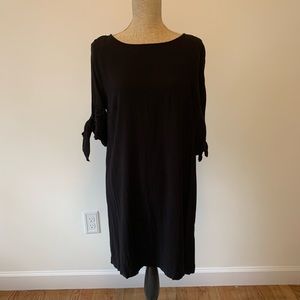 Black Tie Sleeve Dress